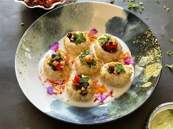 Mumbai Dahi/Yoghurt Puri 