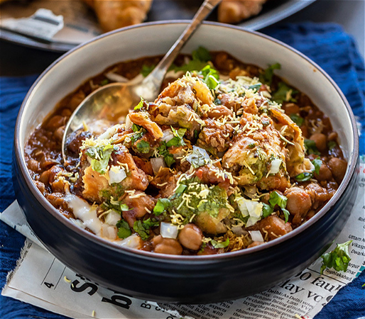 Lahori Samosa Chaat