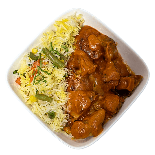 Vege rice/butter chicken
