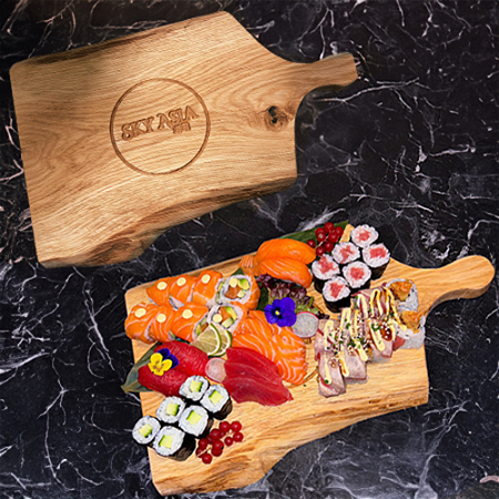 Luxe gevulde sushi plank