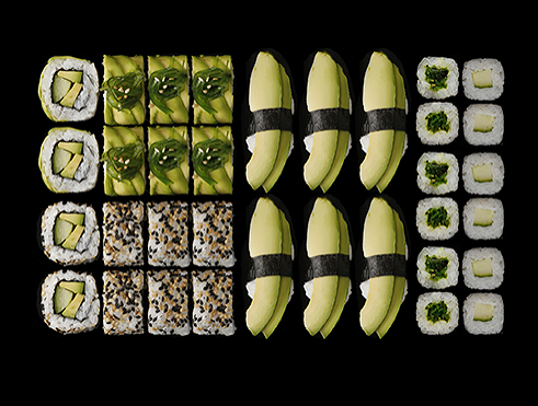 Veggie menu - 34 stuks