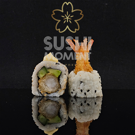 Ebi tempura roll 8 Stuks