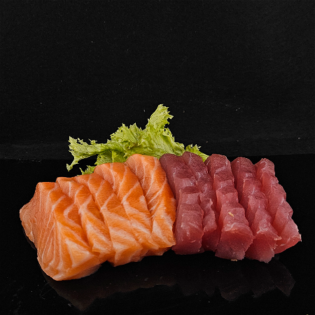 Sake en tuna sashimi 10 Stuks