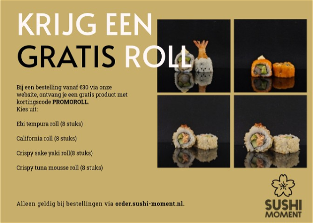Krijg een GRATIS roll-kortingscode PROMOROLL