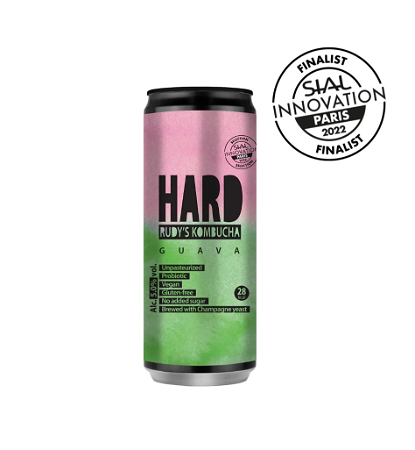 New: Hard Rudy's kombucha Guava 5.0%