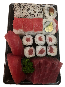 Tuna sushi & sashimi box (21 st./pcs.)