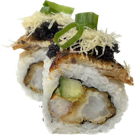 Unagi Prawn roll (4 STUKS)