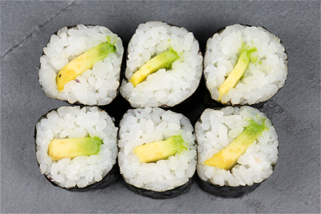Avocado maki (3 stuks)