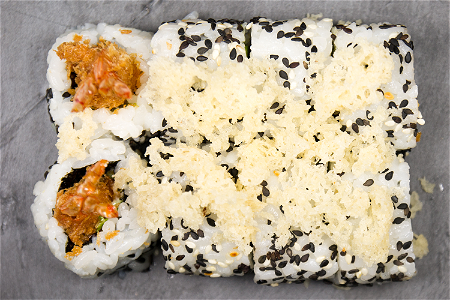 Crispy fried ebi roll (4 stuks)