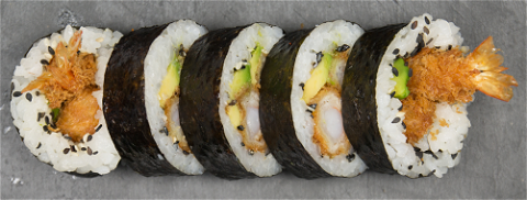 Fried ebi futo