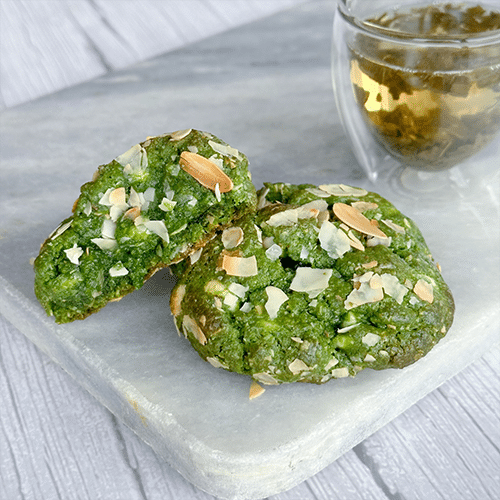 Cookie - matcha flakes