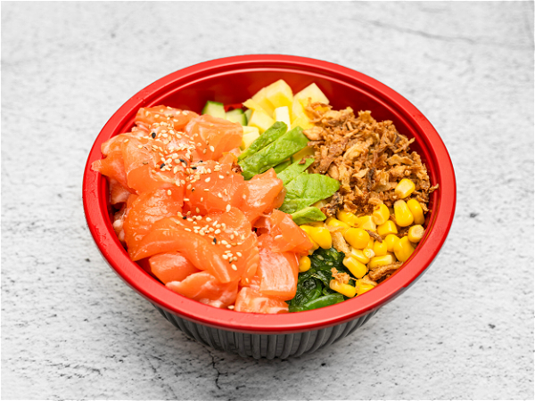 Poké salmon