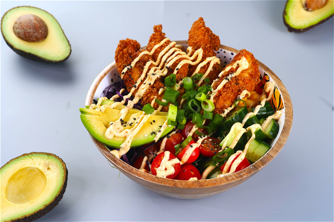 Poké Bowl Crispy Chicken