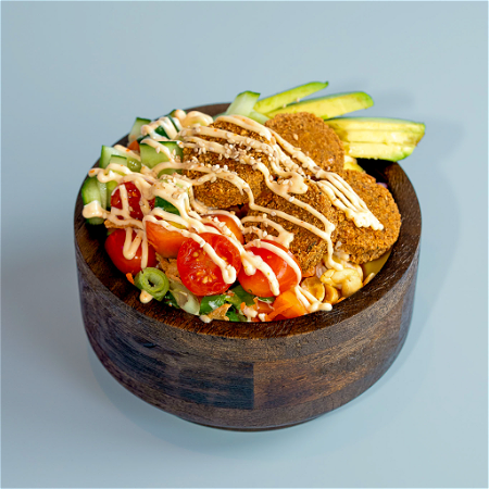 Poké Bowl Homemade Falafel