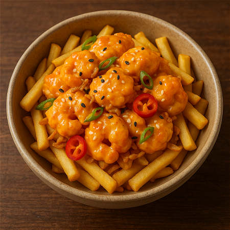 Dynamite Shrimp Fries Bowl