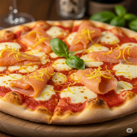 Pizza zalm