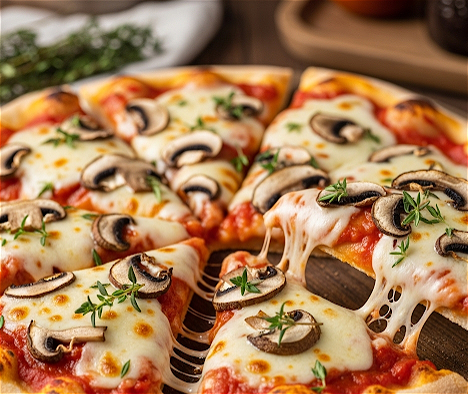 pizza funghi