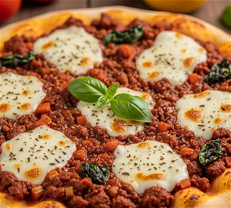 Pizza bolognese 