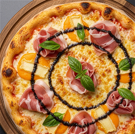 Pizza serrano truffel