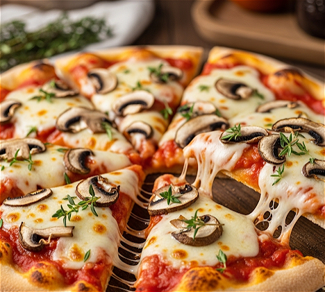 Pizza vegan Funghi