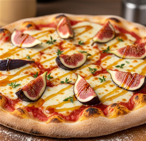 Pizza met vijgen