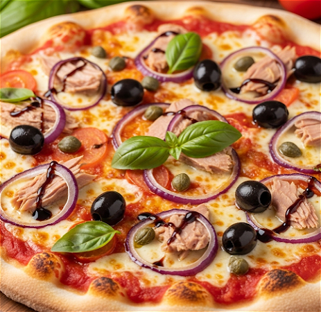 pizza vegan tuna