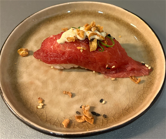 Carpaccio nigiri