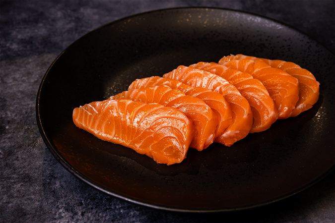 zalm sashimi