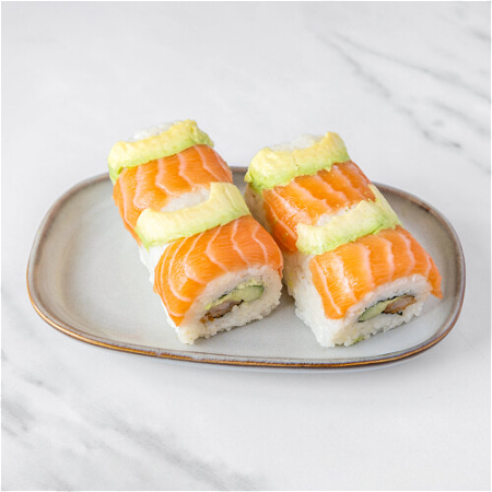 Rainbow roll 8 stuks