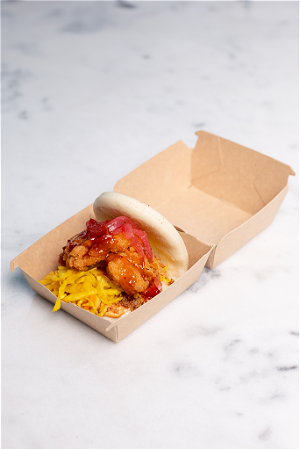 Bao bun crispy chicken