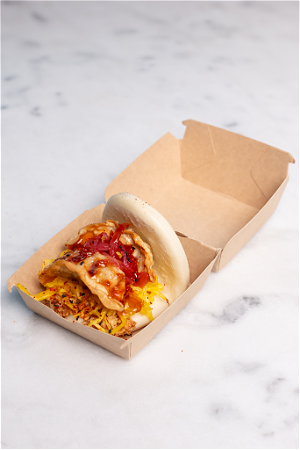 Bao bun fried gyoza
