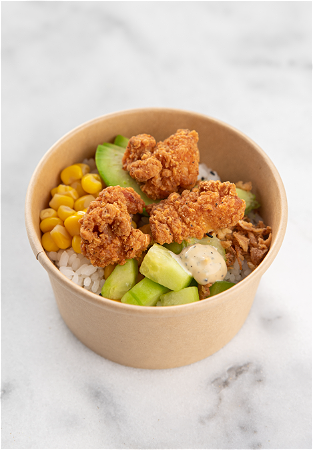Mini poké bowl kip