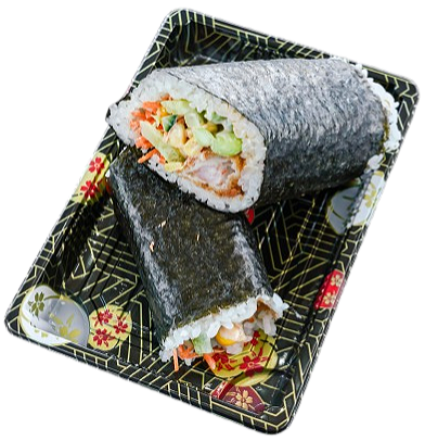 Poké wrap ebi tempura