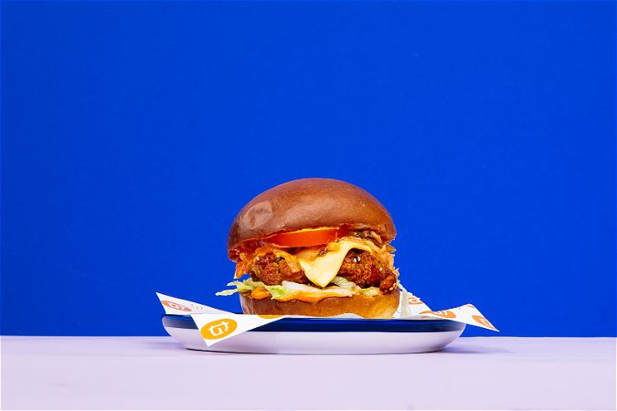 Kimchi chicken cheese bun