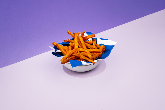 Crunchy sweet potato wedges