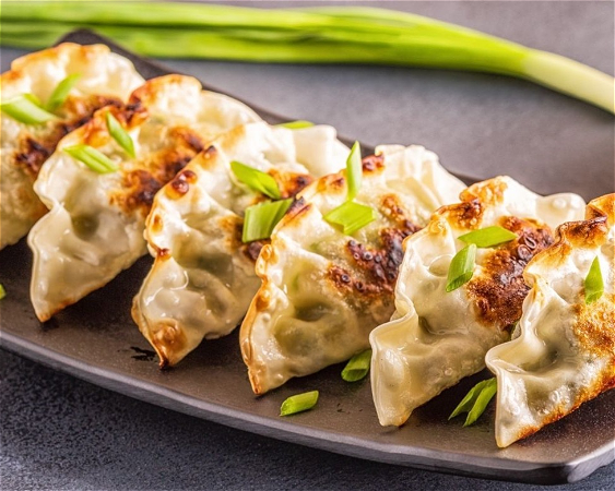 Korean chicken gyoza