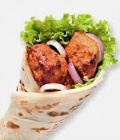 chicken tikka roll