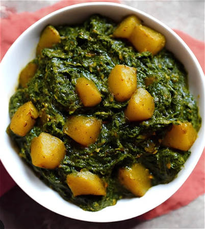 Saag Aloo