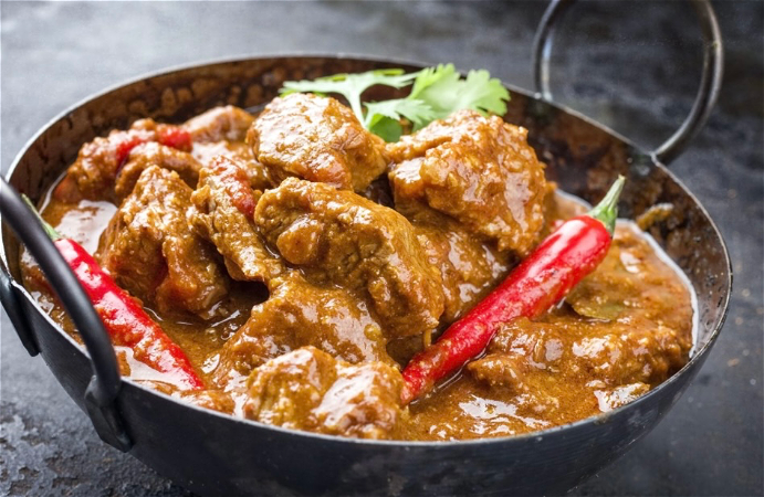 Lamb Vindaloo (very spicy)