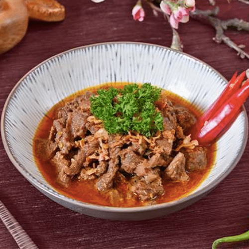 Pittig rundvlees - rendang padang