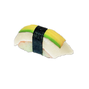 Avocado Suzuki nigiri