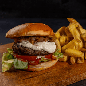 Ribby's roquefortburger menu