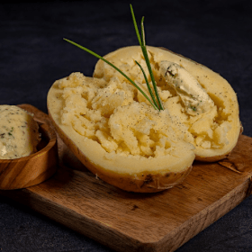 Gepofte aardappel