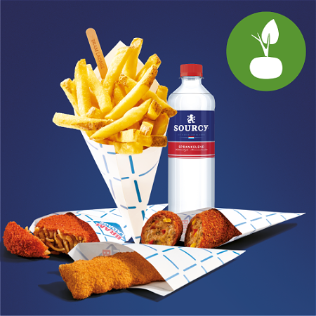 Vega menu met drankje