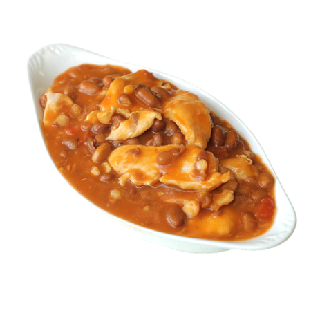 110. Bruine bonen met kipfilet