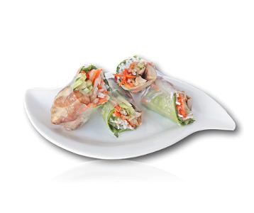 Goi Cuon Ga Nuong | Salad Roll Grilled Chicken
