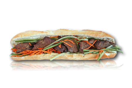 Banh Mi Bo Xa | Sandwich Lemongrass Beef