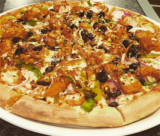 Pizza tandoori kip 30 cm