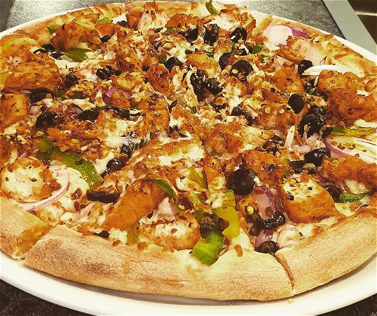 Pizza tandoori kip 35 cm