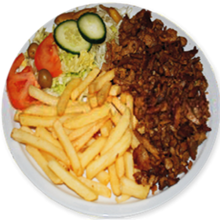 Schotel shoarma lamsvlees
